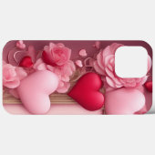 Valentine's Day Hearts Phone Case (Rückseite (Horizontal))