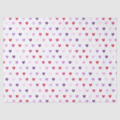 Valentine's Day Hearts Seidenpapier (Vorderseite)