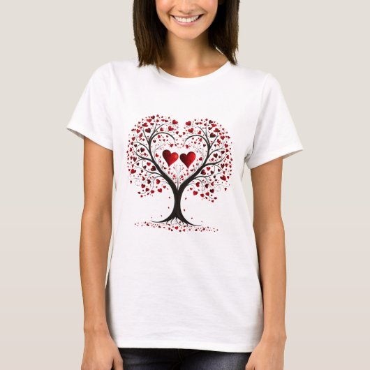 Valentines Day Hearts T-Shirt (Vorderseite)