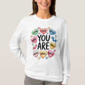 Valentines Day Hearts Women's T-shirt (Vorderseite)