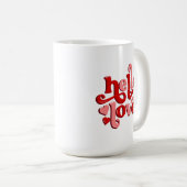 Valentine's day hello love  kaffeetasse (VorderseiteRechts)
