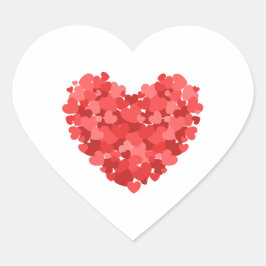 Valentine's Day Herz-Aufkleber
