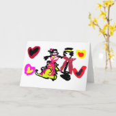 Valentine's day hot salsa karte (Gelbe Blume)