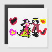 Valentine's day hot salsa magnetkarte (Vorne/Hinten)