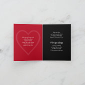 Valentine's Day Husband und Best Friend Add Year Karte (Innenseite)