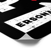 Valentines Day I Love Her Ity Matching Couple Men Poster (Ecke)