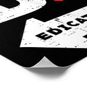 Valentines Day I Love His Dedication Matching Coup Poster (Ecke)