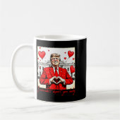Valentine's Day I Wouldn't Dert You Baby Trump  Kaffeetasse (Links)