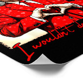 Valentine's Day I Wouldn't Dert You Baby Trump  Poster (Ecke)