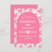 Valentine's Day Invitation Card Einladung (Vorne/Hinten)