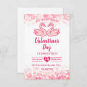  Valentine's Day Invitation Card Einladung (Vorne/Hinten)