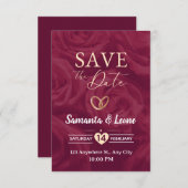 Valentine's Day Invitation Card Einladung (Vorne/Hinten)