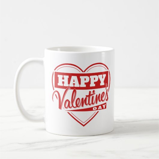 Valentine's Day Kaffeetasse (Links)