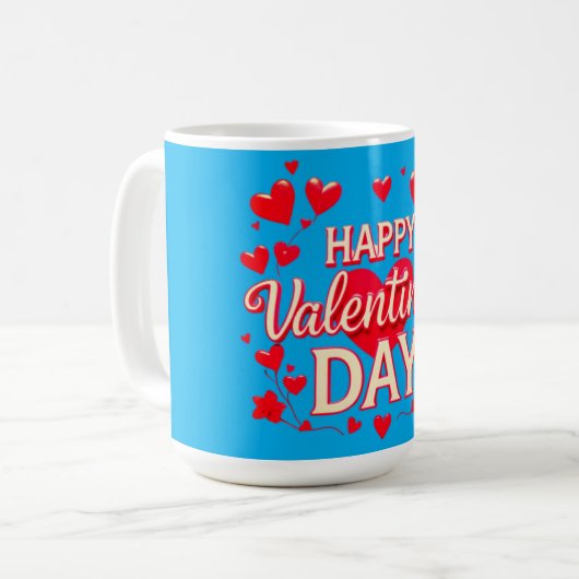 VALENTINES DAY KAFFEETASSE (Vorderseite Links)