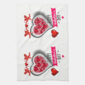 Valentine's Day Kitchen Handtuch (Vertikal)