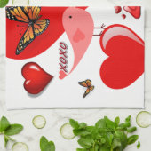 Valentine's Day Kitchen Handtuch (Gefaltet)