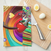 Valentine's Day Kitchen Handtuch (Viertel Falte)