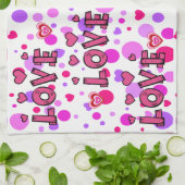 Valentine's Day Kitchen Handtuch (Gefaltet)
