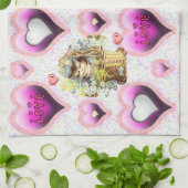 Valentine's Day Kitchen Handtuch (Gefaltet)