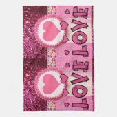 Valentine's Day Kitchen Handtuch (Vertikal)