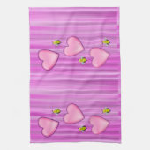 Valentine's Day Kitchen Handtuch, Biene Geschirrtuch (Vertikal)