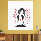 valentines day leinwanddruck (Insitu (Wohnzimmer))