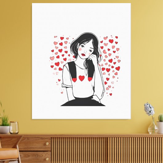 valentines day leinwanddruck (Insitu (Wohnzimmer))