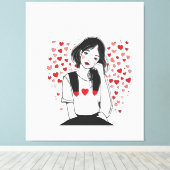 valentines day leinwanddruck (Insitu (Holzboden))