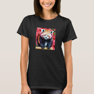 Valentine's Day Liebe Heart Red Panda Girlfriend F T-Shirt