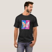 Valentine's Day Liebe Herz Butterfly Girlfriend Fi T-Shirt (Vorne ganz)