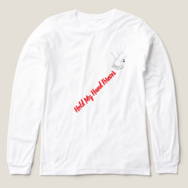 Valentine's Day Line Art Holding Hands T-Shirt | M Tri-Blend Shirt