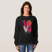 Valentines Day Love 5th Grade Squad Teacher Kids O Sweatshirt (Vorne ganz)