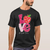 Valentines Day Love 8th Grade Teacher Teacher Kids T-Shirt (Vorderseite)
