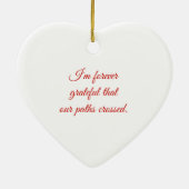 Valentine's Day Love Cherub Angels  Keramik Ornament (Hinten)