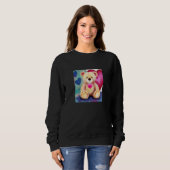 Valentine's Day Love Heart Bear Teddy Girlfriend F Sweatshirt (Vorne ganz)
