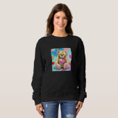 Valentine's Day Love Heart Bear Teddy Girlfriend F Sweatshirt (Vorne ganz)