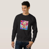 Valentine's Day Love Heart Bear Teddy Girlfriend F Sweatshirt (Vorne ganz)