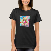 Valentine's Day Love Heart Bear Teddy Girlfriend F T-Shirt (Vorderseite)