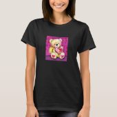 Valentine's Day Love Heart Bear Teddy Girlfriend F T-Shirt (Vorderseite)