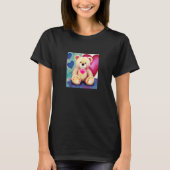 Valentine's Day Love Heart Bear Teddy Girlfriend F T-Shirt (Vorderseite)