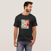 Valentine's Day Love Heart Cat Teddy Girlfriend Fi T-Shirt (Vorne ganz)