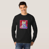 Valentine's Day Love Heart Cat Teddy Girlfriend Fi T-Shirt (Vorne ganz)