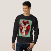 Valentine's Day Love Heart Cute Deer Girlfriend Fi Sweatshirt (Vorne ganz)