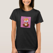 Valentine's Day Love Heart Fox Teddy Girlfriend Fi T-Shirt (Vorderseite)