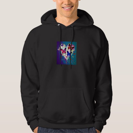 Valentine's Day Love Heart Girlfriend Fiancée Wife Hoodie (Vorderseite)
