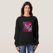 Valentine's Day Love Heart Girlfriend Fiancée Wife Sweatshirt (Vorne ganz)