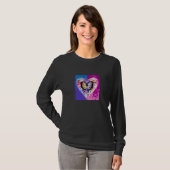 Valentine's Day Love Heart Girlfriend Fiancée Wife T-Shirt (Vorne ganz)