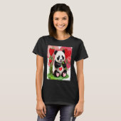 Valentine's Day Love Heart Panda Girlfriend Fiancé T-Shirt (Vorne ganz)