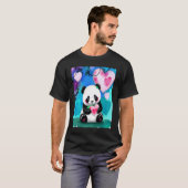 Valentine's Day Love Heart Panda Girlfriend Fiancé T-Shirt (Vorne ganz)