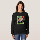 Valentine's Day Love Heart Red Panda Girlfriend Fi Sweatshirt (Vorne ganz)